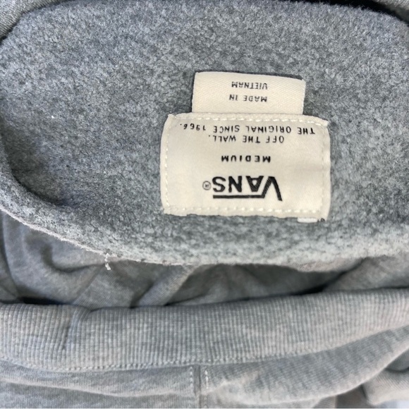 Vans Gray Sweatshirt Casual Streetwear medium - Picture 6 of 6